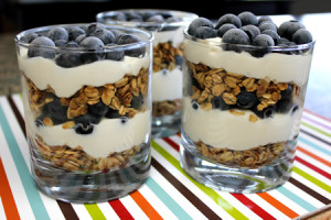 Raw Blueberry-Parfait